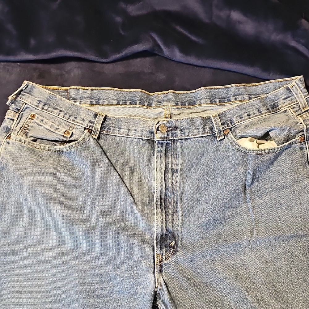 Levi's Sky Blue Relaxed Jeans